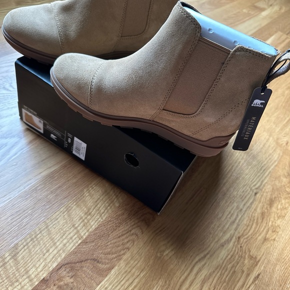 Sorel Women's Evie II Chelsea Boots (Caribou Buff, Gum) NL5020 - Picture 2 of 4